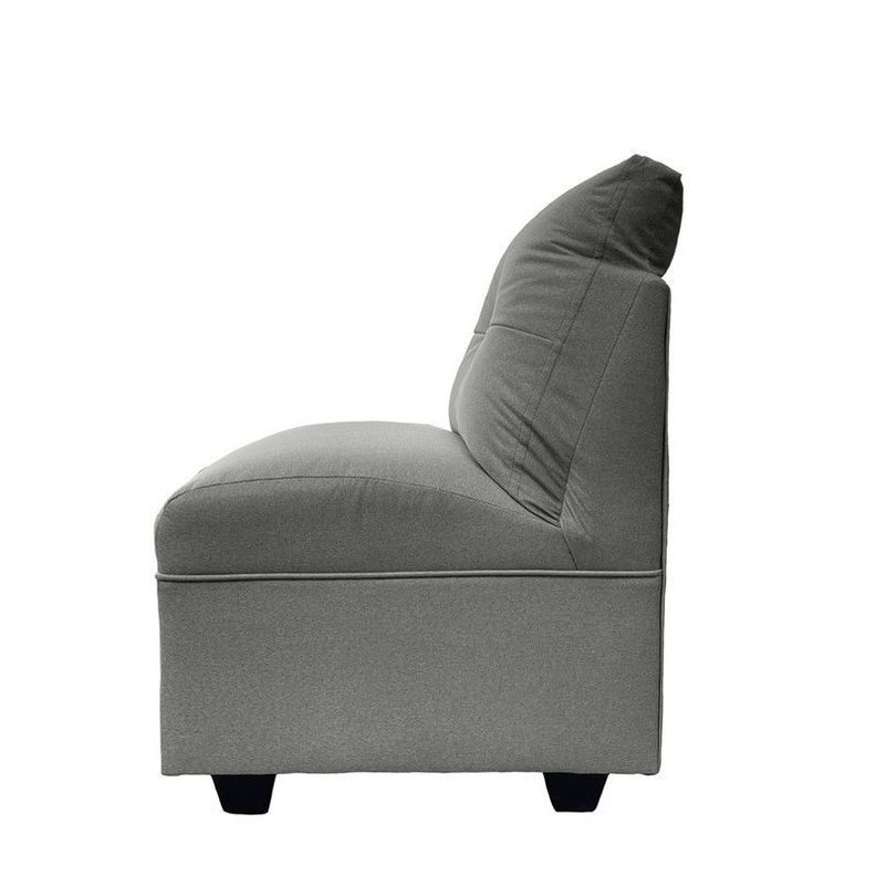 Par Butacas Mateo Chenille Gris Pata Plastica 1C-2