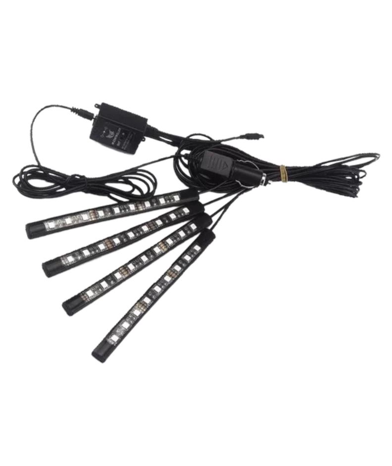 PACK 4 LUZ LED INTERIOR AUTO CONTROL REMOTO-0
