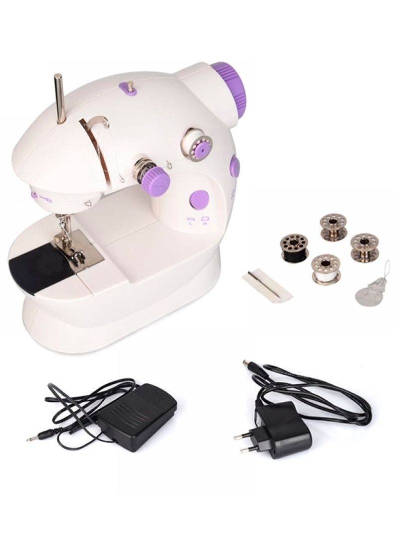 Mini maquina de coser con pedal portatil-1
