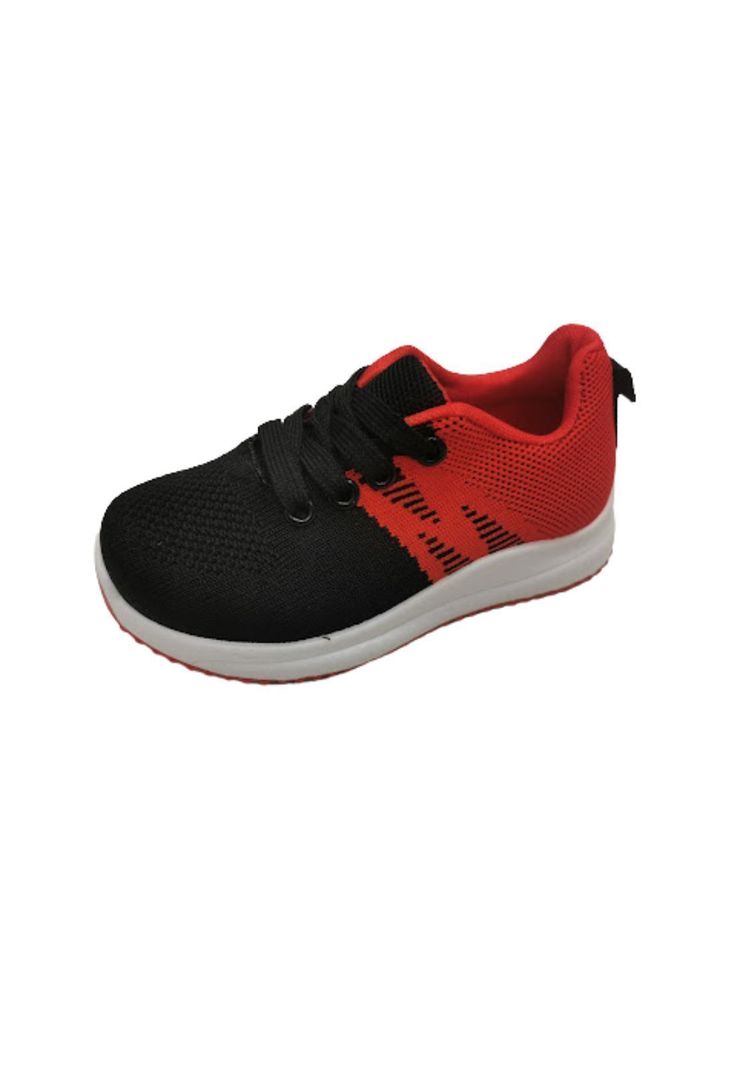 Zapatilla Deportiva Rojo Niño Cordones-0