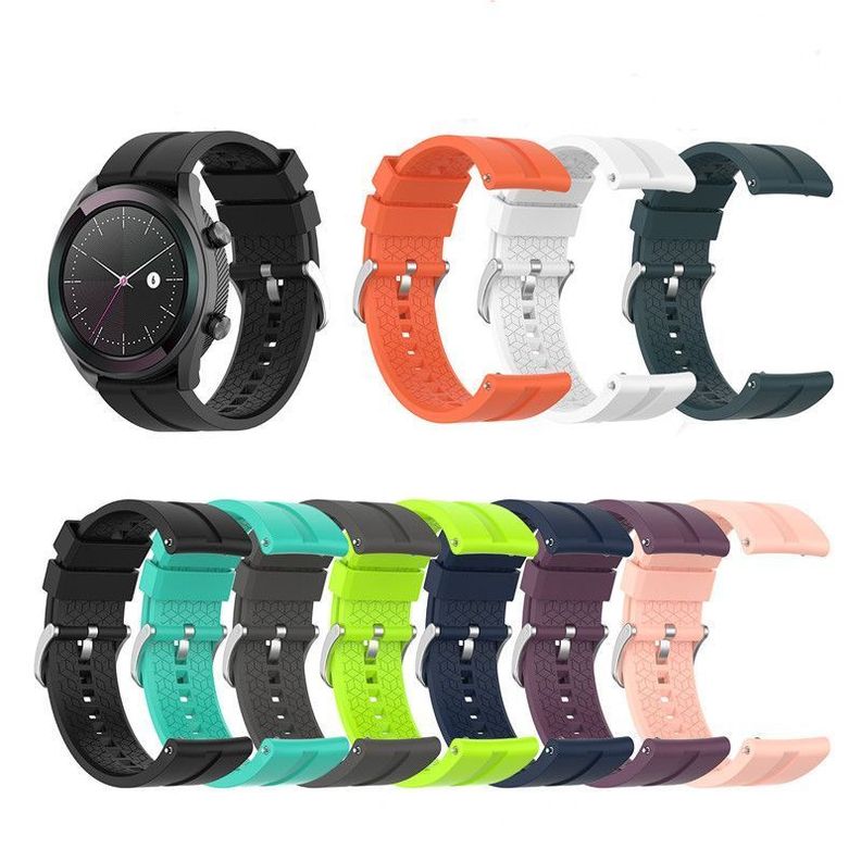 Correa Silicona Para Huawei  Watch Gt / Gt2/ Gt 2e/ Gt2 Pro 46mm / Honor/  Azul Agua-1