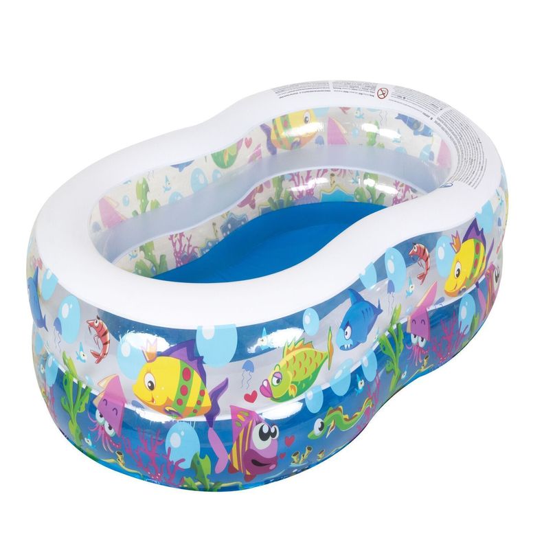 Piscina Inflable Peces 175x109cm-0