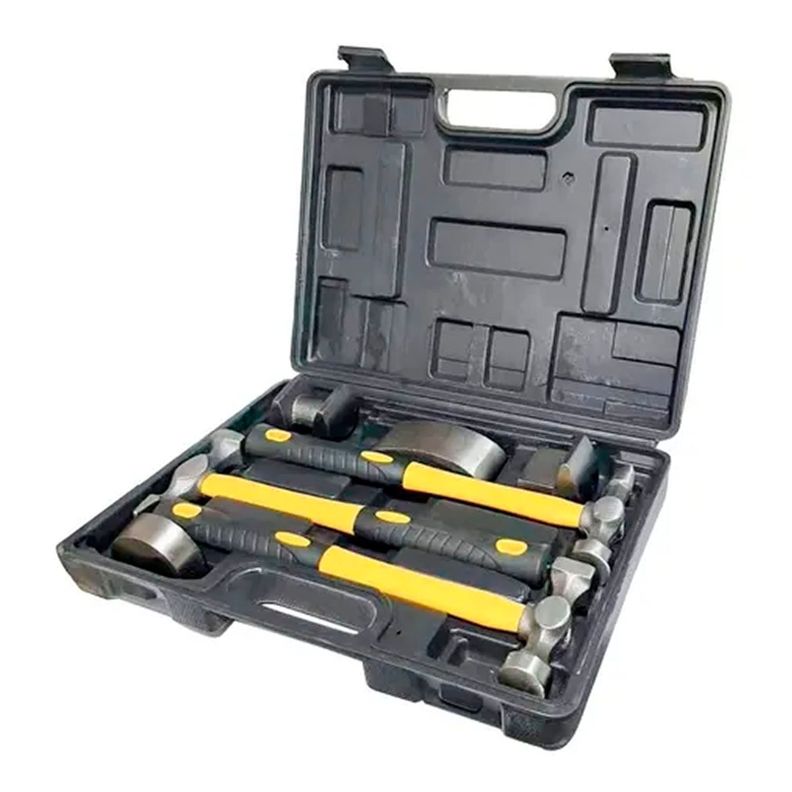 Kit Desabollador Martillo Set 7 Piezas Reparación Carrocería-0