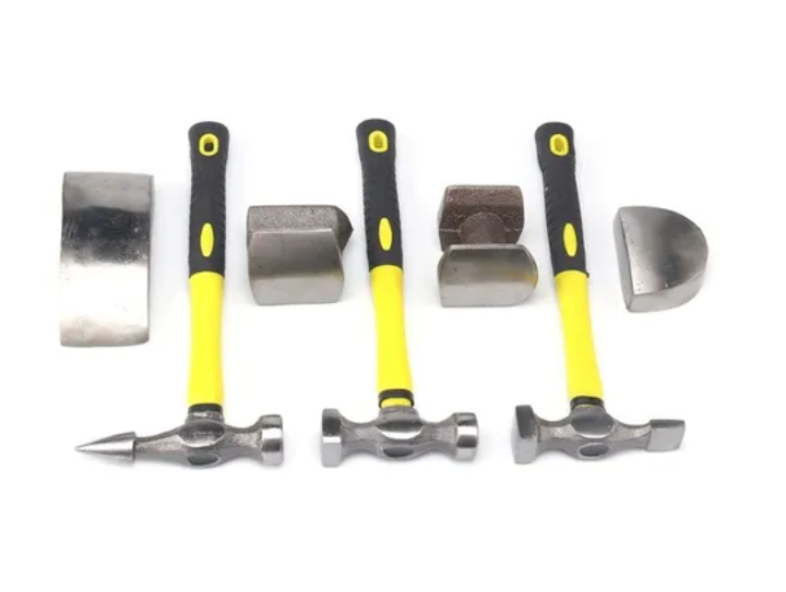 Kit Desabollador Martillo Set 7 Piezas Reparación Carrocería-4