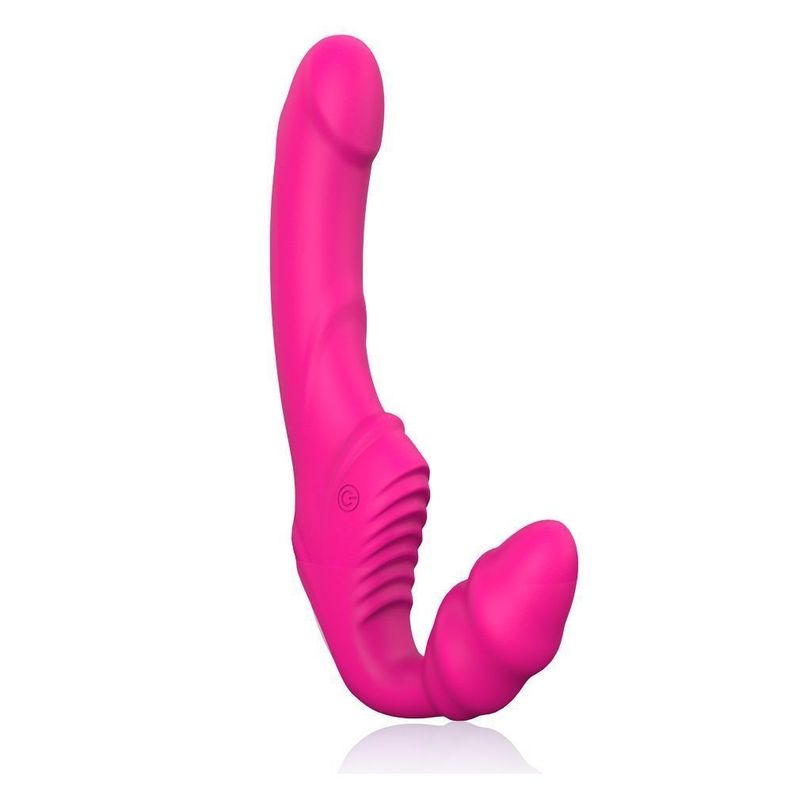 Dildo Doble Vibrador Strapless Nana-0