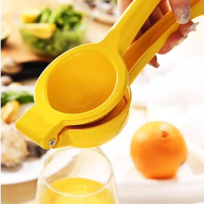 Exprimidor Manual De Limón o Naranja o Otros Tipos de Cítricos Zumo Metálico Prensa-2