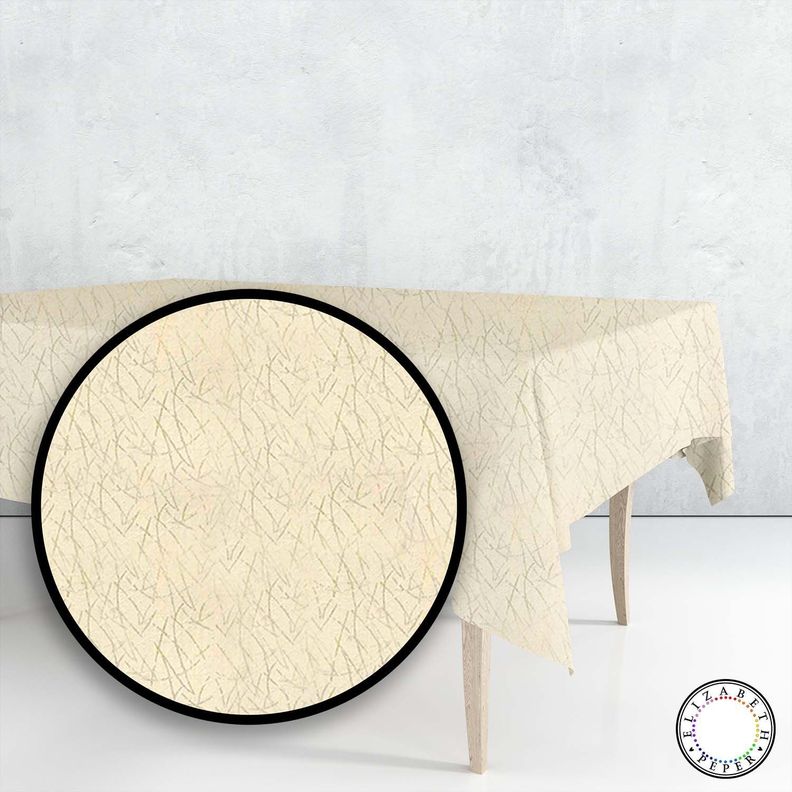 Mantel para Mesa de Tela 140x180 cm Textura Beige-3