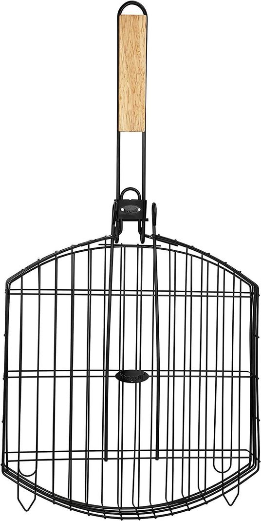 Rejilla Metal Para Parrilla Grande Mango Madera Jim Beam-2