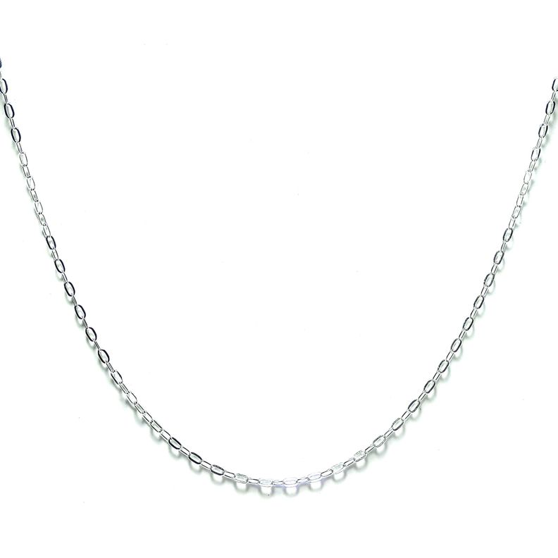 Cadena Eslabón 55cm Plata Fina 925-0