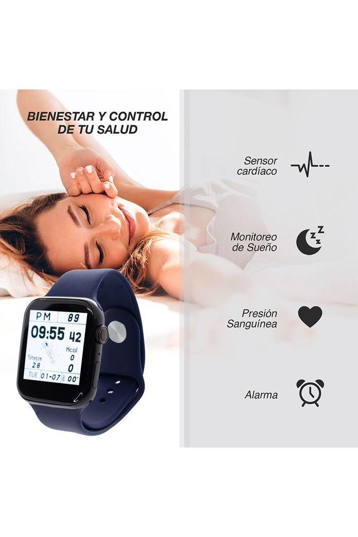 Reloj Inteligente Smartwatch ZN76 Negro-3