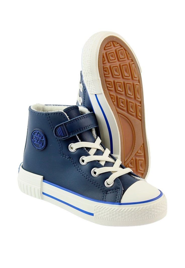 Zapatilla day to day caña velcro elastico niño 943-3
