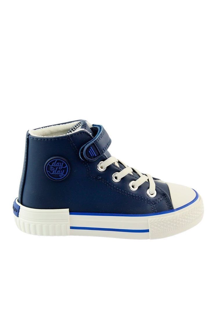 Zapatilla day to day caña velcro elastico niño 943-0