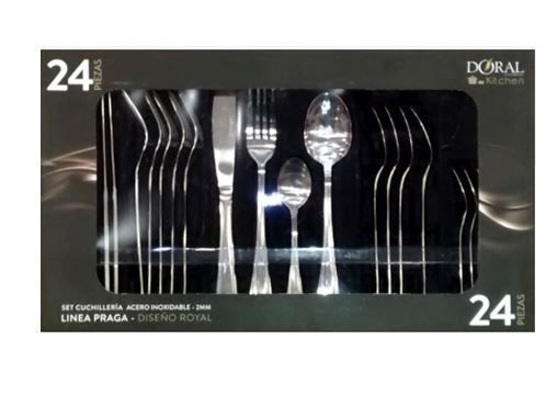 SET CUCHILLERIA PRAGA 24 PZS. 2.0mm -0