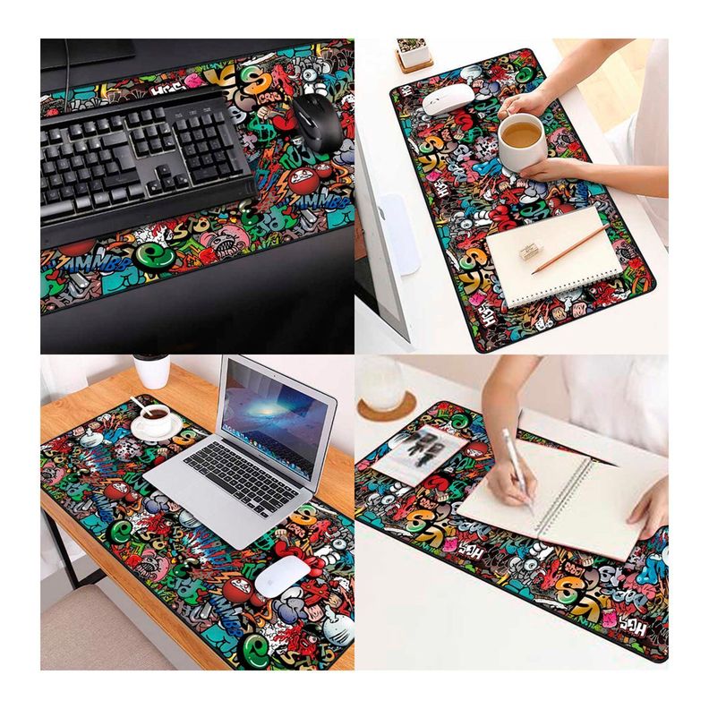 Mousepad Urban Diseño Graffiti XL 90x40Cm-2