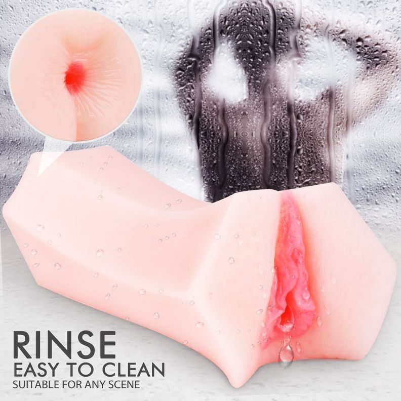 Selina Masturbador Masculino Manual Doble Vagina Ano Fersex-5