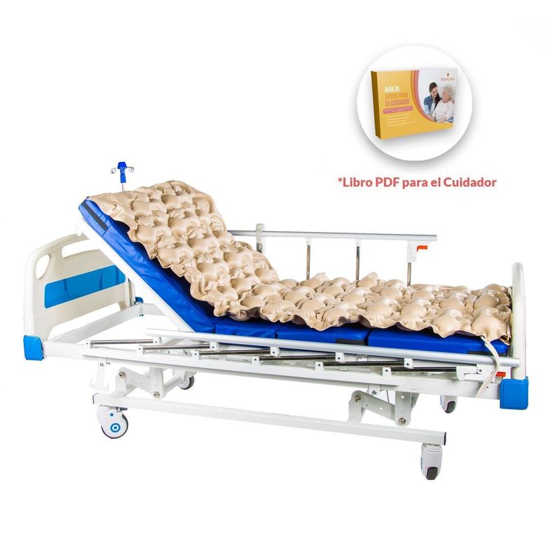 catre clínico eltrc 4 pcs pro+colchón+colchón aes-0