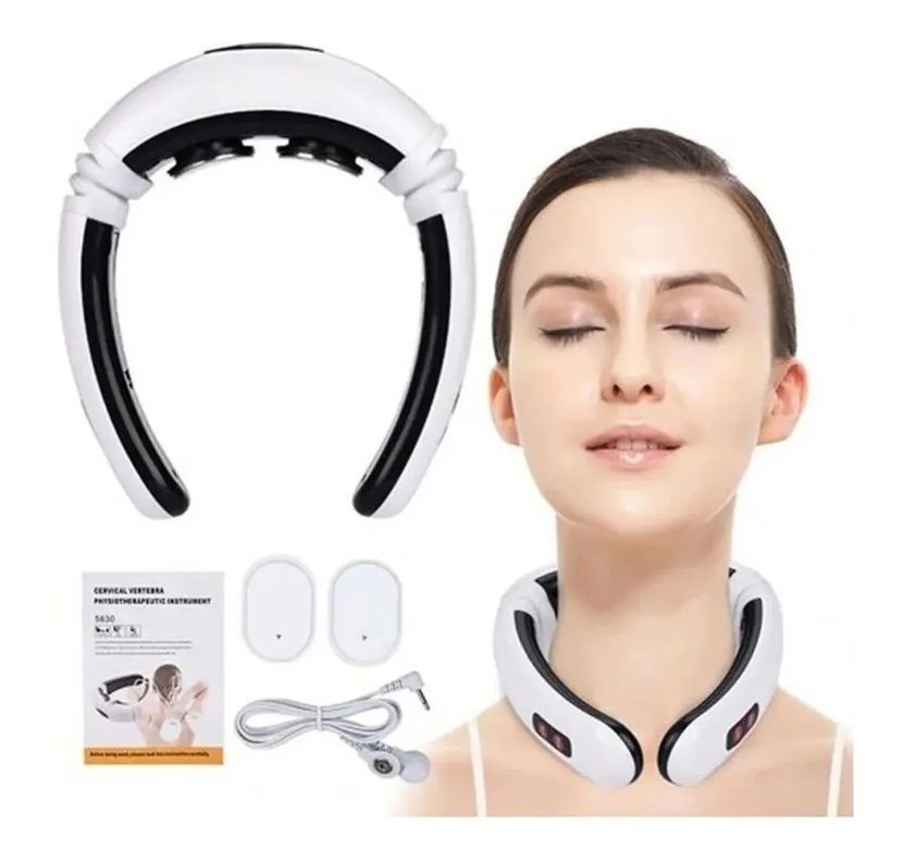 Electro Estimulador De Cuello Cervical Digital 2 Electrodos-1