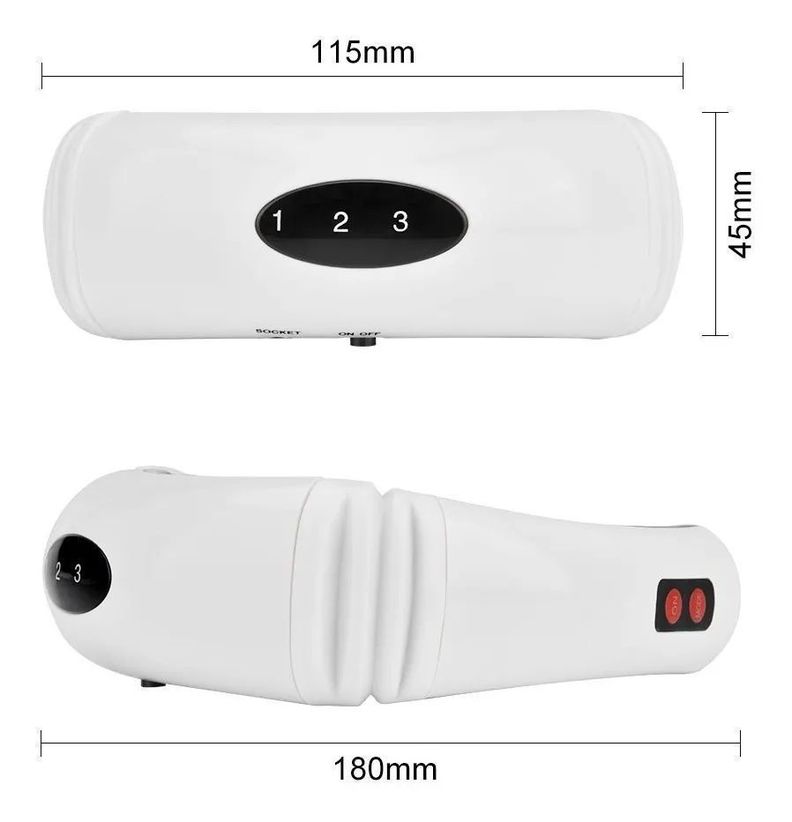Electro Estimulador De Cuello Cervical Digital 2 Electrodos-3