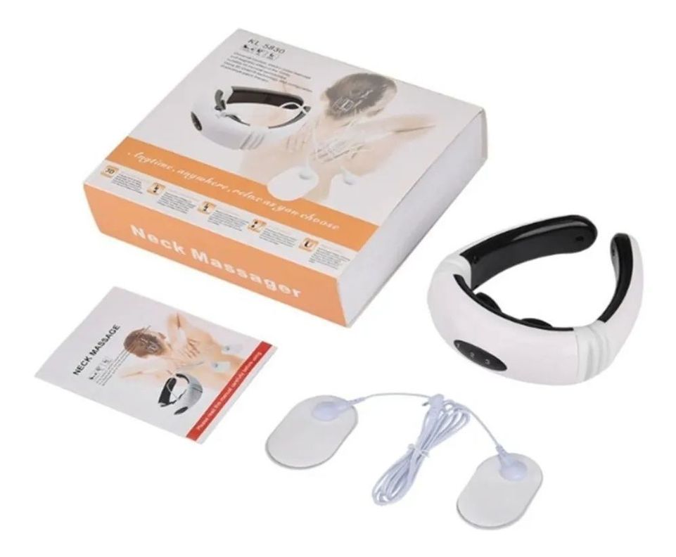 Electro Estimulador De Cuello Cervical Digital 2 Electrodos-2
