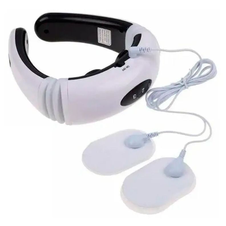 Electro Estimulador De Cuello Cervical Digital 2 Electrodos-0