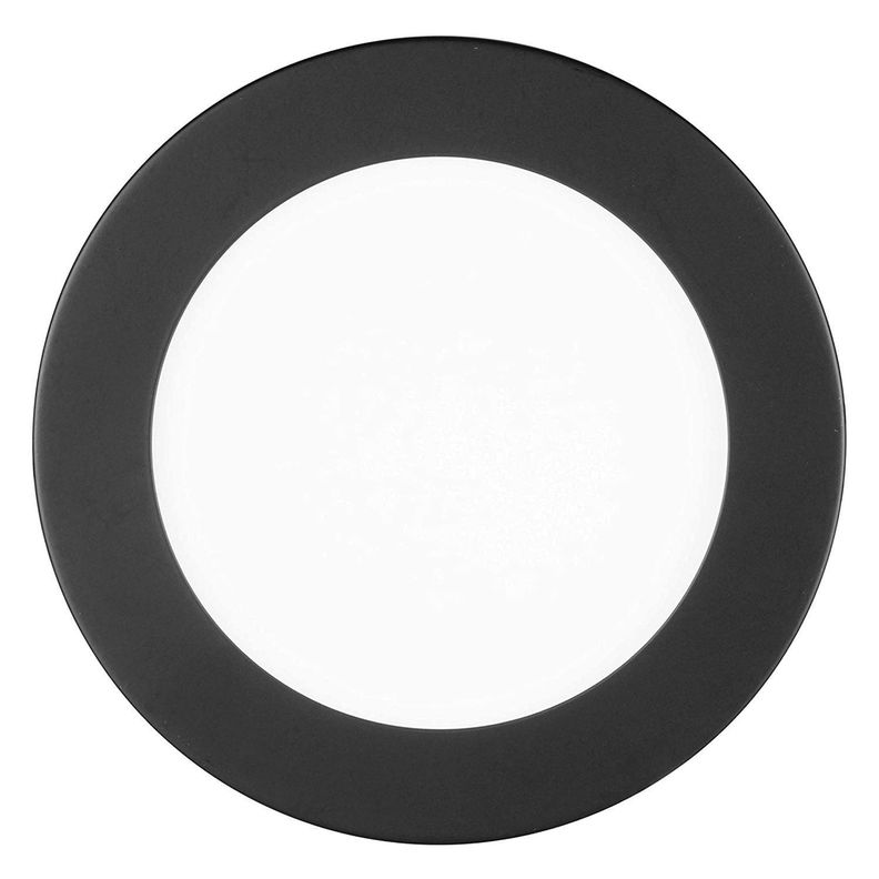 Panel Redondo LED Sobrepuesto Negro 24W Frío-1