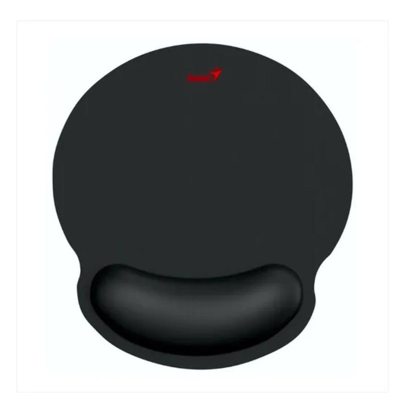 MousePad Redondo Ergonomico 25x23x2.5 Cm Negro Genius-0