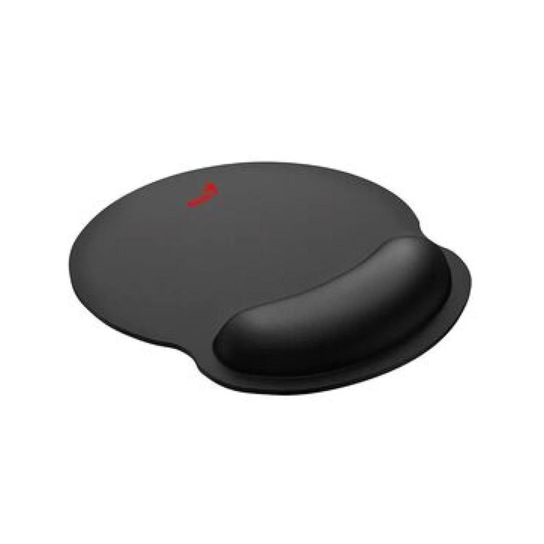 MousePad Redondo Ergonomico 25x23x2.5 Cm Negro Genius-1