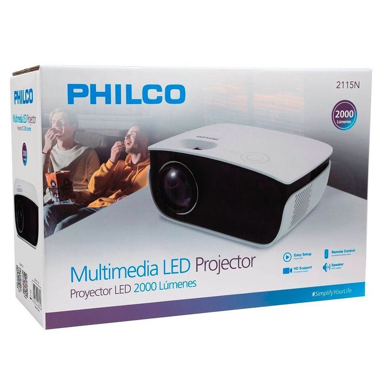 Proyector Led 2000 Lumenes Philco 2115n - Malik-1