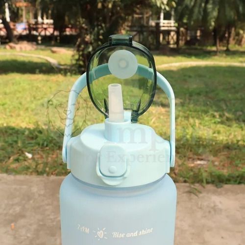 Botella De Agua Motivacional Deportiva 2 Litros 2000ml-3
