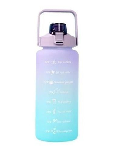 Botella De Agua Motivacional Deportiva 2 Litros 2000ml-0