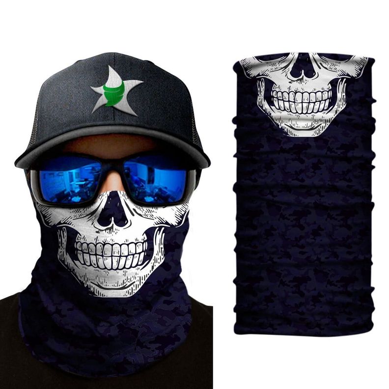 Bandana, Fugaz Store, Azul, Camu-Skull-2