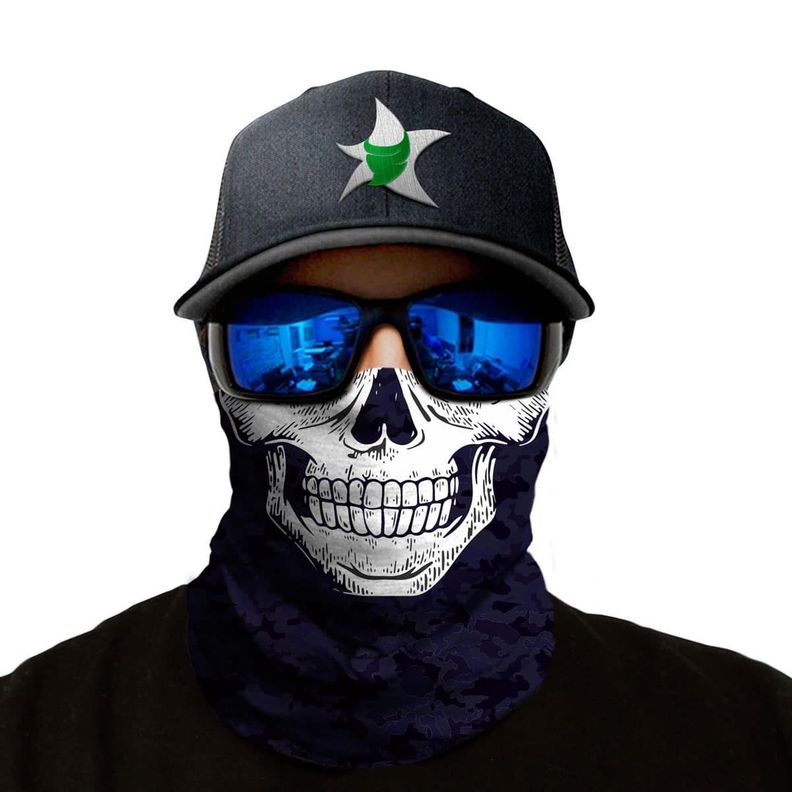 Bandana, Fugaz Store, Azul, Camu-Skull-0