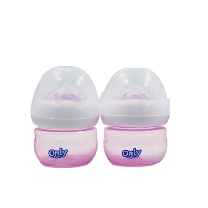 Pack de 2 Mamaderas para Bebe Set 2 mamadera Rosado  A-60-2-0