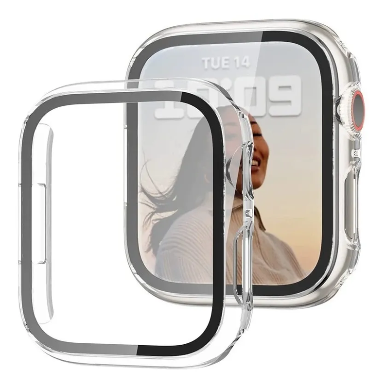 Protector Vidrio Para Apple Watch 45mm Transparente-0