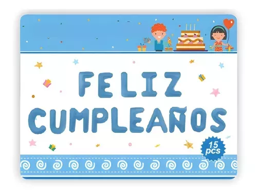 Pack 15 Globos Cumpleaños Globos Feliz Cumpleaños Globo 0997-1