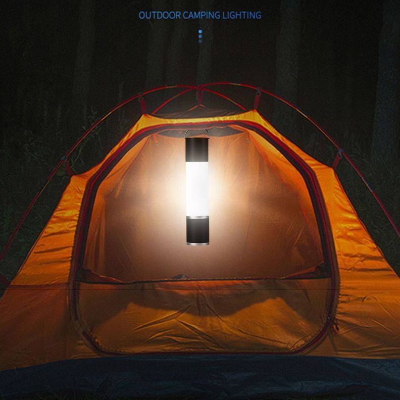 Lampara Camping Multifunción recargable Trípode 12 horas uso-4