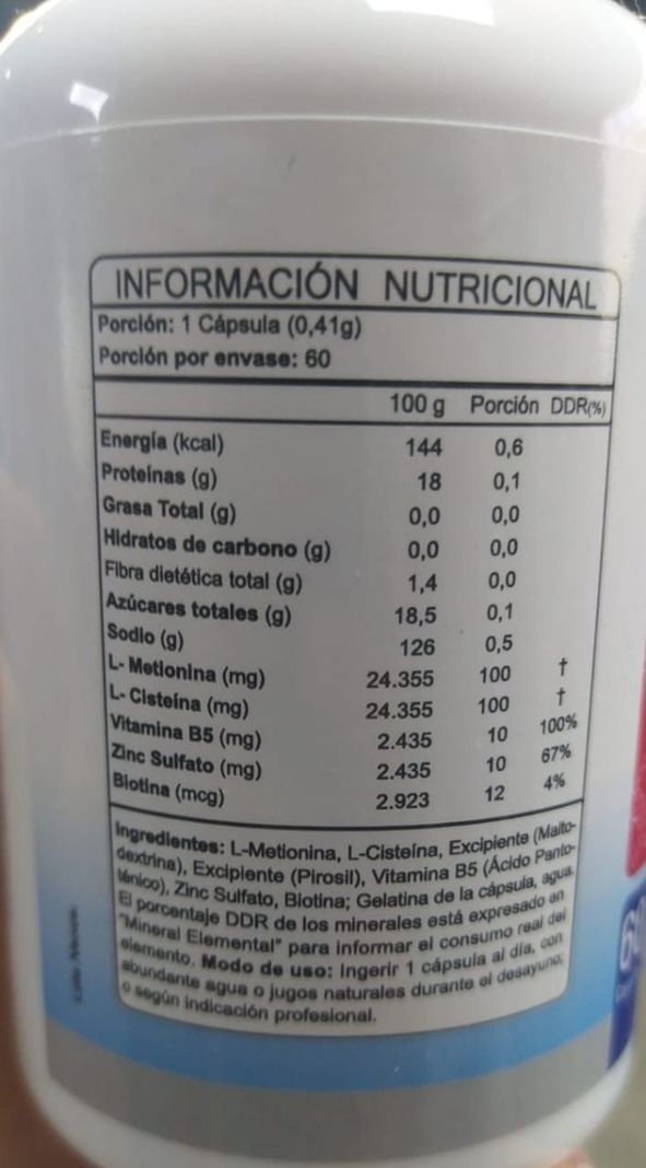 Biotina Plus   60 Cápsulas - FNL-1