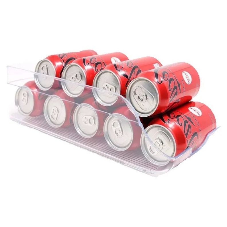 Organizador Latas Bebidas Refrigerador Despensa Recipiente-2