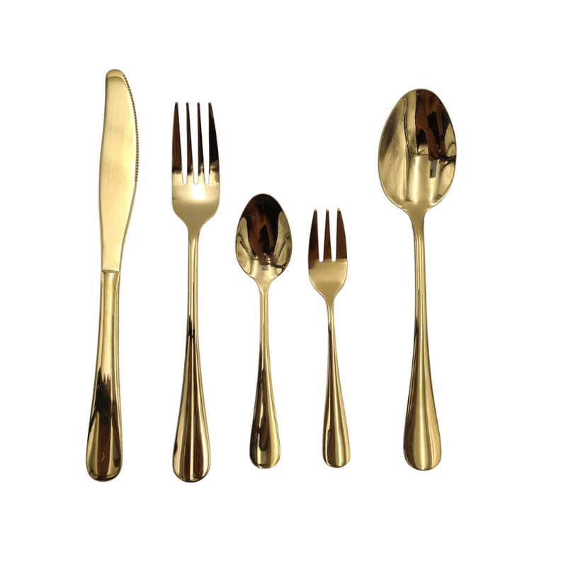 Juego de Cubiertos Acero Inoxidable 20pza elegante y moderno-3