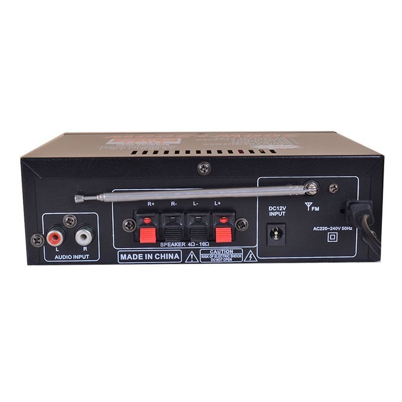 AMPLIFICADOR PERIFONEO 2 MIC./BLUETOOTH/MP3/FM MEKSE-1