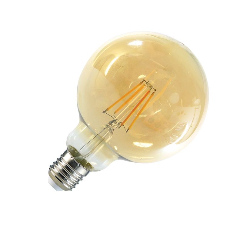 Ampolleta Globo LED E-27 Filamento 6W G95 Dimeable SEC-1