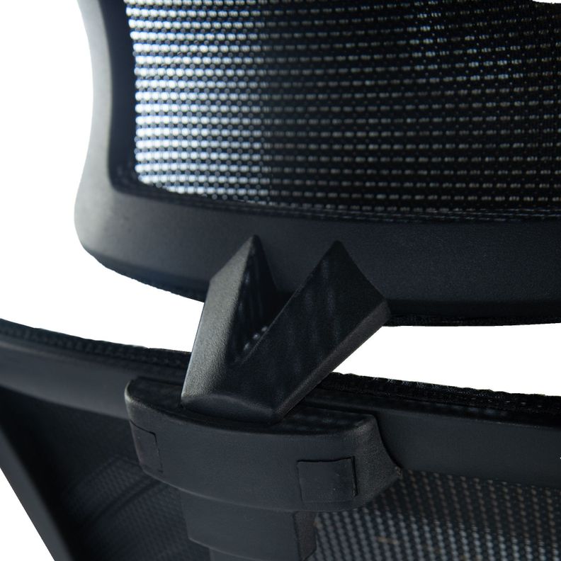 Silla De Escritorio Ergonómica Negra-3