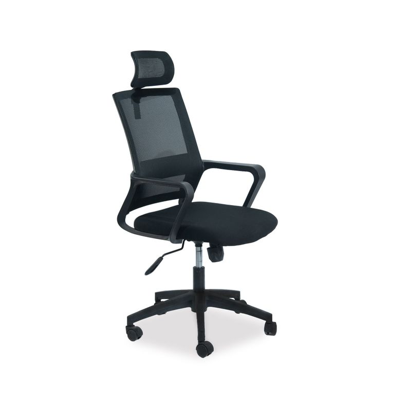 Silla De Escritorio Ergonómica Negra-1