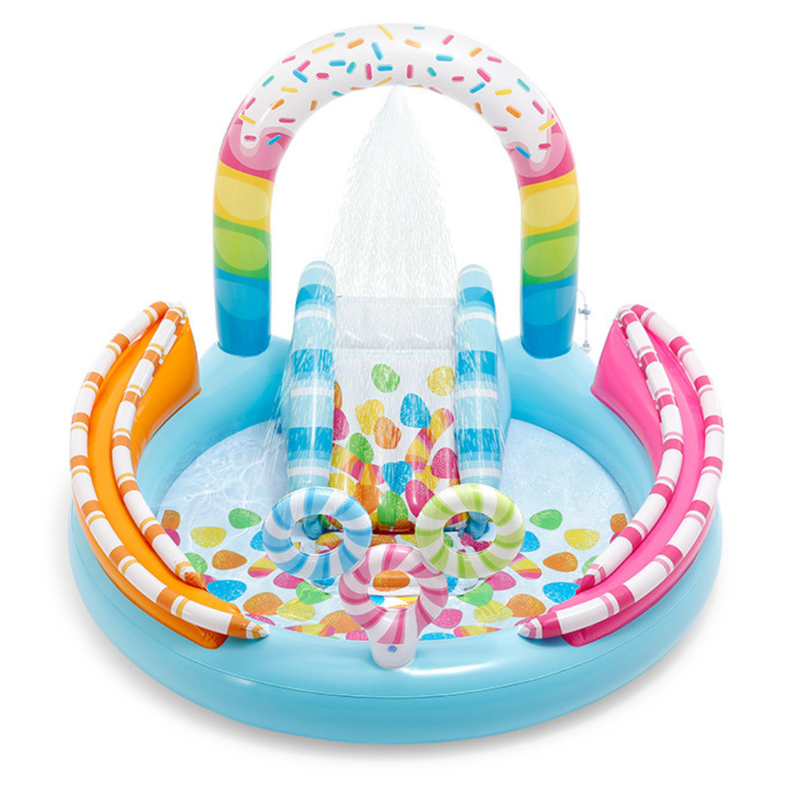 Centro de Actividad Inflable Dulces Candy Fun-2