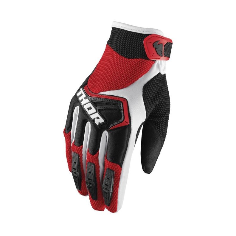 Guantes Ciclismo Largos Thor Rojo-0