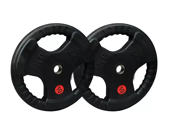 Par Discos Grip Pre-olímpicos 10kg Total 20kg-0