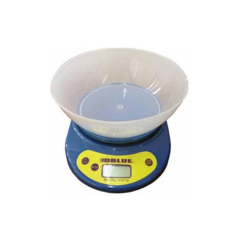 Pesa Balanza Digital de Cocina Con Bowl 5Kg Dblue-0