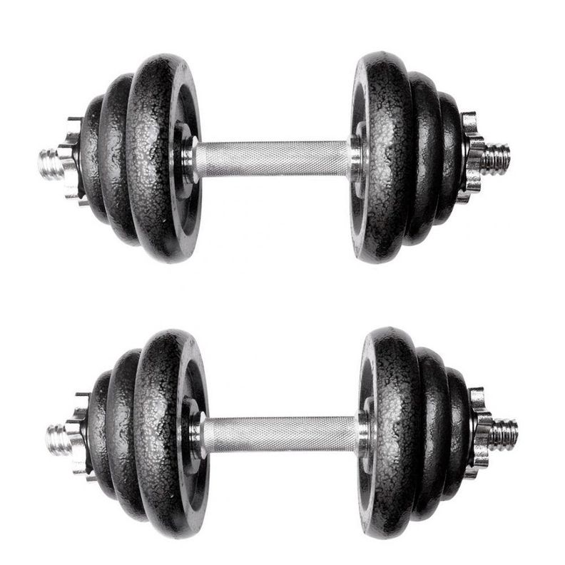 Set de Mancuernas 20kg con Maleta Ironfit-1