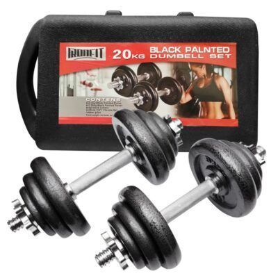 Set de Mancuernas 20kg con Maleta Ironfit-0