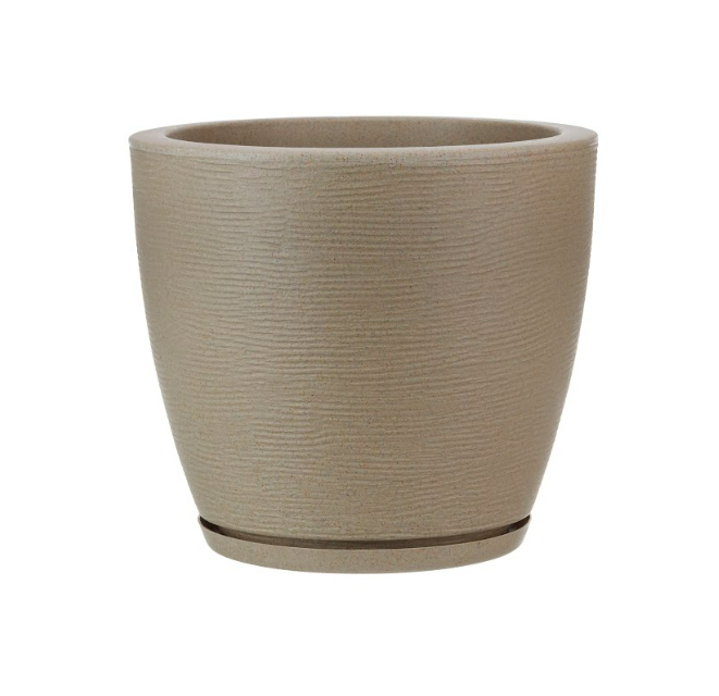 MACETERO FLORIDIS AMSTERDAM BEIGE 28CM DE ALTO-0